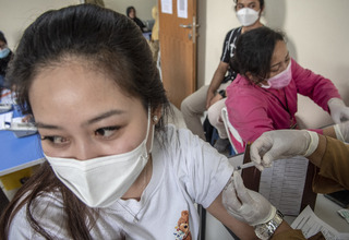 62,8 Juta Orang Indonesia Terima Vaksinasi Dosis Ketiga