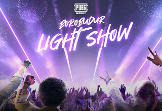 PUBG Mobile Sukses Hadirkan Light Show di Candi Borobudur