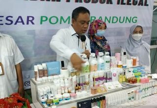 Balai BPOM Bandung Amankan Ribuan Kosmetik Ilegal, Terbanyak di Karawang
