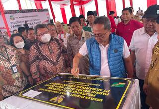 Mendag Zulkifli Hasan Resmikan Pabrik Sawit Nusantara Green Energy