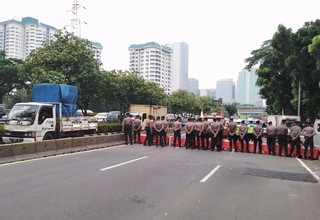 Ada Demo Buruh Depan Gedung DPR, Hindari Jalan-jalan Ini