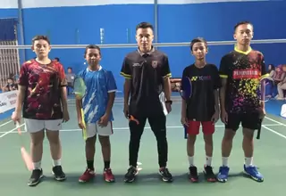 Jhonlin Badminton Club Juara di Dua Kategori Liga Banua V
