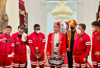 Terima Timnas U-16, Presiden Jokowi: Selamat, Bagus Sekali
