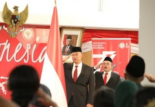KJRI Los Angeles Gelar Upacara HUT Ke-77 Republik Indonesia