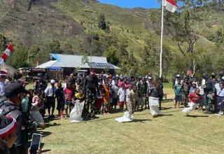 Masyarakat Malagay Papua Antusias Ikuti Perayaan HUT Kemerdekaan