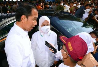 Kunker di Jawa Timur, Jokowi Diwawancarai Wartawan Cilik