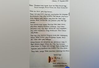 Irjen Ferdy Sambo Tulis Surat Sampaikan Permohonan Maaf