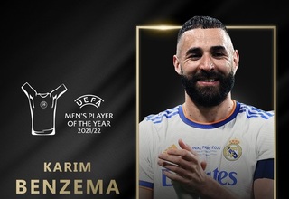 Karim Benzema-Ancelotti Jadi Pemain dan Pelatih Terbaik UEFA 2021/2022