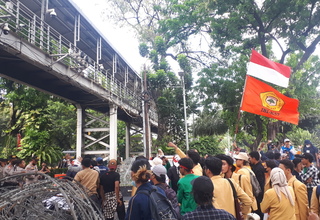 BEM Nusantara Demo Tolak Kenaikan Harga BBM dan RUU KUHP