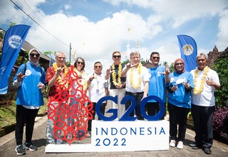 KLHK dan Delegasi G-20 Kunjungi Desa Binaan Danone-Aqua di Bali
