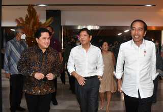 Presiden Jokowi Ajak Presiden Ferdinand Marcos Jr ke Sarinah