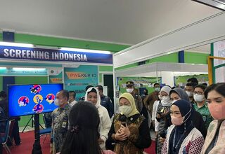 Gelar Bursa Kerja, Menaker Apresiasi Screening Indonesia