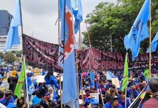 Nakes dan Buruh Gelar Demo, Polisi Siapkan Rekayasa Lalin