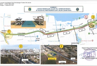 Proyek Tol Harbour Road II, Dishub DKI Lakukan Rekayasa Lalin