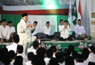 Sebagai Prajurit TNI, Prabowo Tak Lupa Pesantren dan Santri