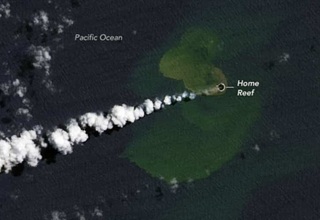 Letusan Gunung di Samudra Pasifik Munculkan Pulau Baru di Tonga
