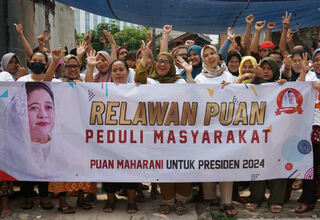 Deklarasi Dukungan untuk Puan Maharani Presiden 2024 Diwarnai Senam Asyik