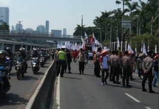 4.400 Personel Amankan Aksi Demo di Depan Gedung DPR/MPR