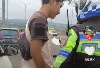 Polisi Arogan yang Ancam Pengendara dengan UU ITE Diperiksa Propam Bogor