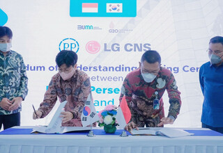 PTPP Gaet LG CNS Kembangkan Proyek Smart City di IKN