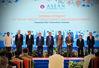 Presiden Jokowi Hadiri Upacara Pembukaan KTT ASEAN Kamboja