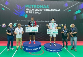 Syabda Perkasa Juara Malaysia International Series 2022