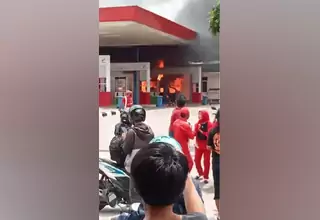 Ini Video Kebakaran SPBU Tenjo di Bogor