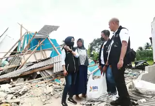 BRI Salurkan Bantuan untuk Warga Terdampak Gempa Cianjur