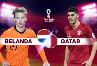 Piala Dunia 2022: Susunan Pemain Belanda vs Qatar