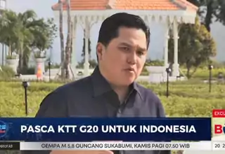 Jadi Tuan Rumah G20, Erick Thohir Sebut Indonesia Sudah Balik Modal