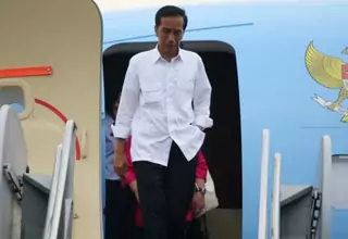 Tiba di NTT, Presiden Jokowi Tinjau Lokasi Bencana di Lembata