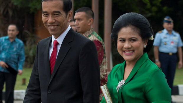 Presiden dan Ibu Iriana Joko Widodo.
