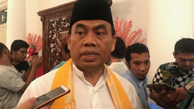 Sekda DKI Jakarta Saefullah di Balai Kota DKI, Jakarta, Jumat (15/11/2019).
