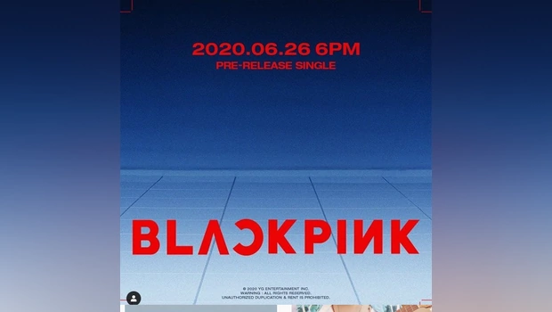 Poster Teaser Pre-Release Lagu Terbaru Blackpink