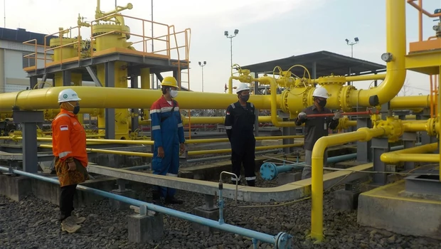 Kerja sama Pertamina EP, PGN Area Semarang dan SPP dalam penyaluran sales gas Jargas Semarang yang menggunakan gas linepack SPP untuk melayani pelanggan gas PGN selama proses recovery CPP Gundih.