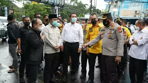 Kunjungan kerja spesifik Komisi III Dewan Perwakilan Rakyat Republik Indonesia bersama Kepala BNPT ke kota Makassar pada Kamis 1 April 2021 terkait bom bunuh diri di Makassar, Minggu 28 Maret 2021.