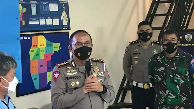 Direktur Lalu Lintas Polda Metro Jaya Komisaris Besar Sambodo Purnomo