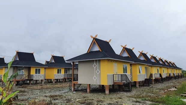 Kempupera melaksanakan pembangunan 30 unit  rumah khusus di Kabupaten Rokan Hilir, Provinsi Riau.