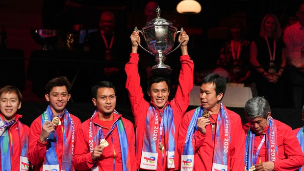 Tim Piala Thomas Indonesia.
