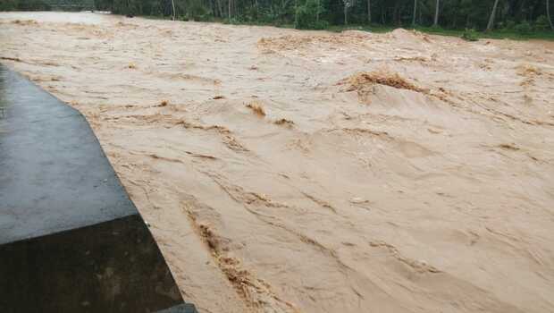 Banjir di Kabupaten Hulu Sungai Tengah, Kalimantan Selatan.