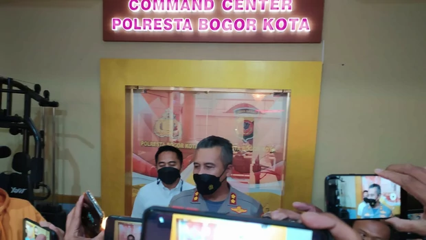 Wakapolresta Bogor Kota AKBP Ferdy Irawan di Mapolresta Bogor Kota, Senin (20/12/2021).