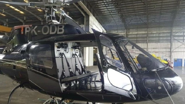 Helikopter milik Airfast PK-ODB yang mengalami musibah di sekitar wilayah Kabupaten Yahukimo, Kamis 30 Desember 2021.