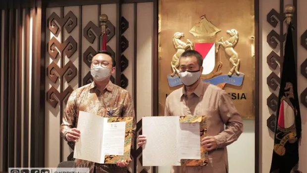 KBRI Tokyo dan Ketua Kadin Indonesia Komite Jepang Emmanuel L Wanandi menandatangani kesepakatan kerja sama untuk fasilitasi kunjungan delegasi bisnis Jepang ke Indonesia.