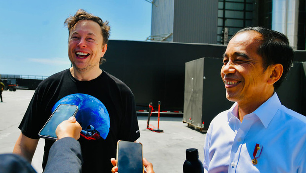 Ke Markas SpaceX, Jokowi Puji Elon Musk Super Genius
