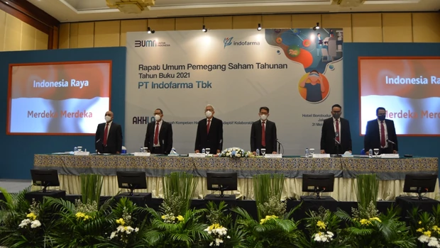 RUPS PT Indofarma Tbk (INAF) di Jakarta Selasa 31 Mei 2022. 