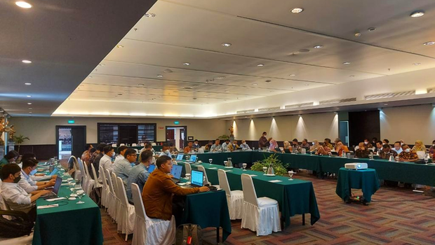 PLN bersama Kementerian ATR/BPN menggelar rapat sinkronisasi tata ruang rencana pembangunan infrastruktur ketenagalistrikan di Bali, Selasa 14 Juni 2022.