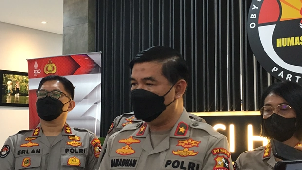 Karo Penmas Divisi Humas Polri Brigjen Pol Ahmad Ramadhan saat memberikan keterangan kepada wartawan, Senin 11 Juli 2022