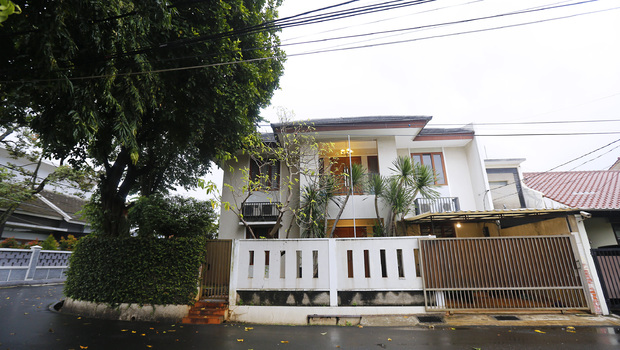 Rumah dinas Kadiv Propam Polri Irjen Pol Ferdy Sambo di Komplek Polri Duren Tiga, Jakarta Selatan.