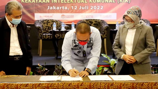 Penandatanganan perjanjian kerja sama antara Kanwil Kumham DKI Jakarta dengan Fakultas Hukum Universitas Sahid dan Sekolah Tinggi Ilmu Hukum (STIH).