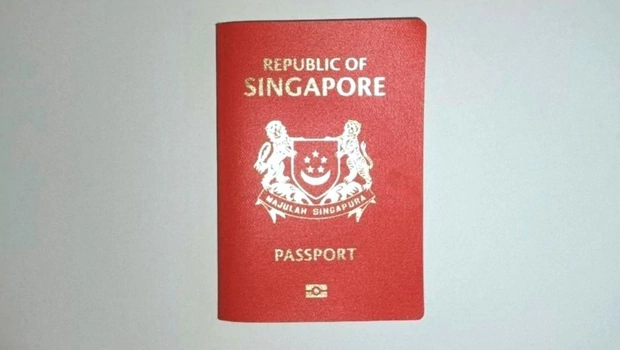Ilustrasi paspor Singapura.